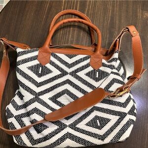 Indian artisan made purse,Canvas material. New condition, never used.